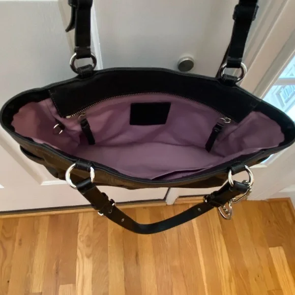 Coach East West Gallery Tote Leather Bag - Picture 8 of 16